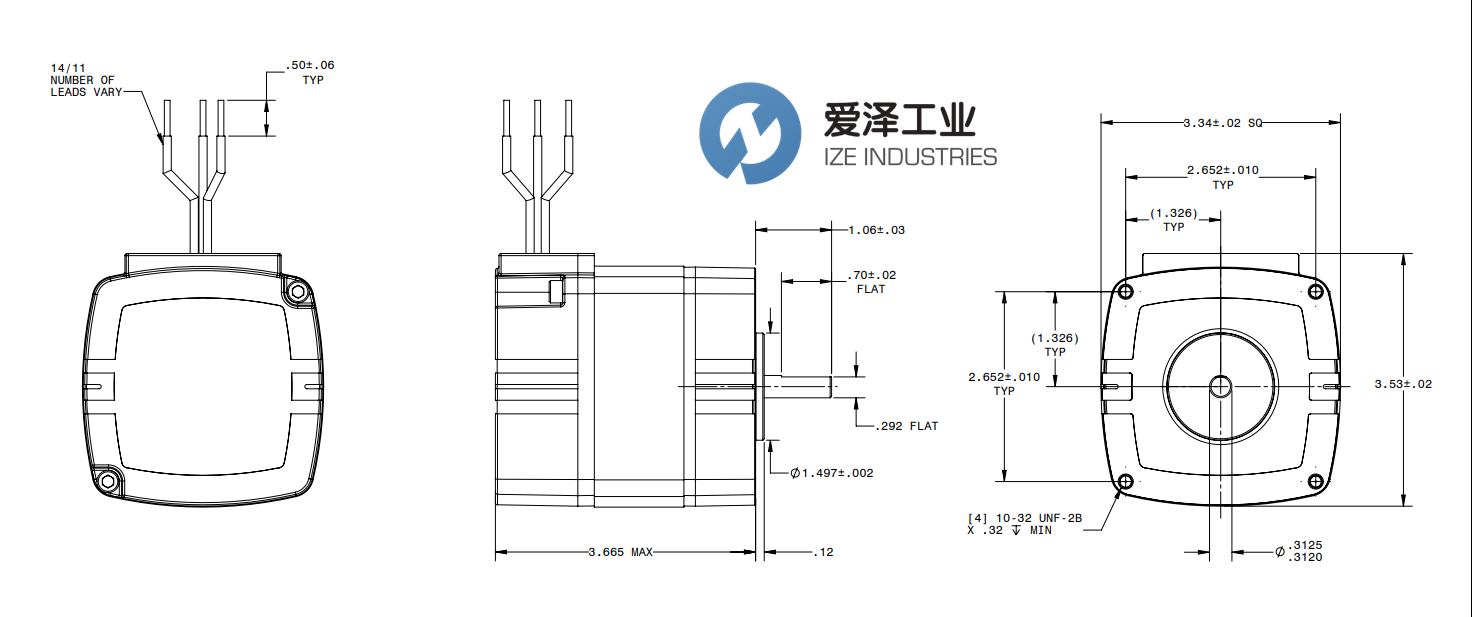 BODINE ELECTRIC电机30R系列 爱泽工业 izeindustries.png