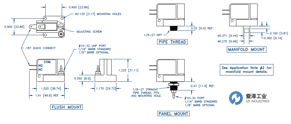 AIRTROL压力开关F-4200系列 爱泽工业 izeindustries（3）.png