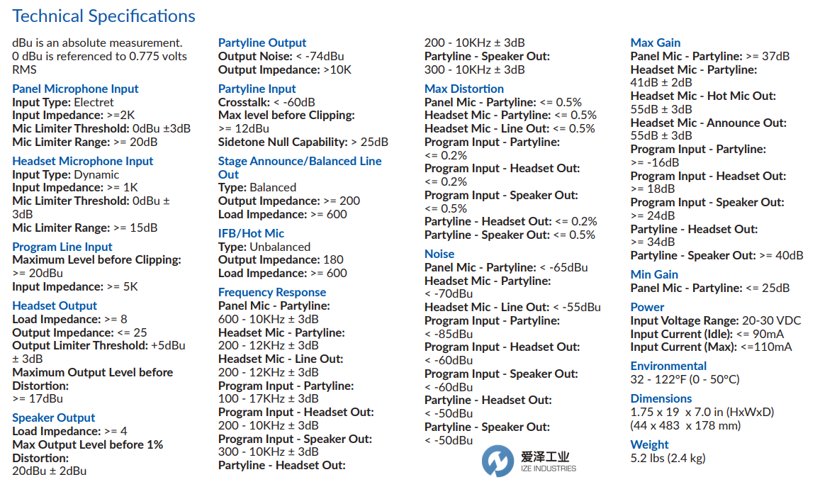 CLEAR-COM對(duì)講機(jī)系統(tǒng)RM-702 愛(ài)澤工業(yè) izeindustries.png