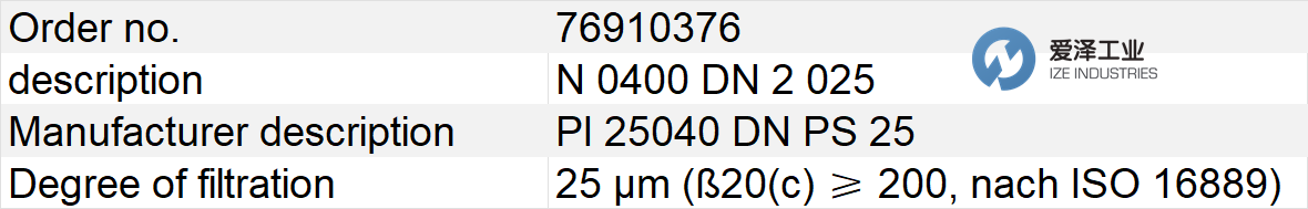 MAHLE濾芯N0400DN2025 愛澤工業(yè) izeindustries.png