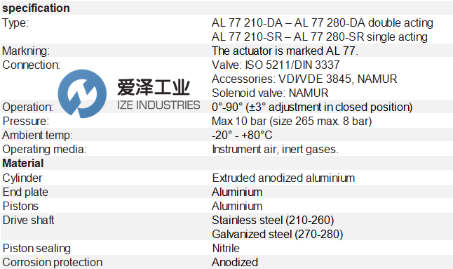 Axel Larsson执行器AL77 220-DA F05-0714 爱泽工业 ize-industries.png