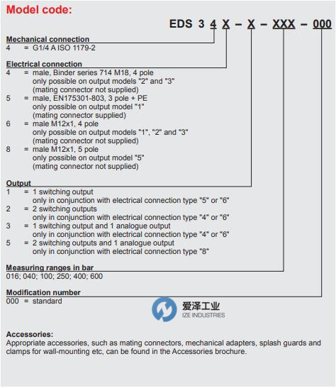 HYDAC压力传感器EDS344-3-250-000 爱泽工业 izeindustries.jpg