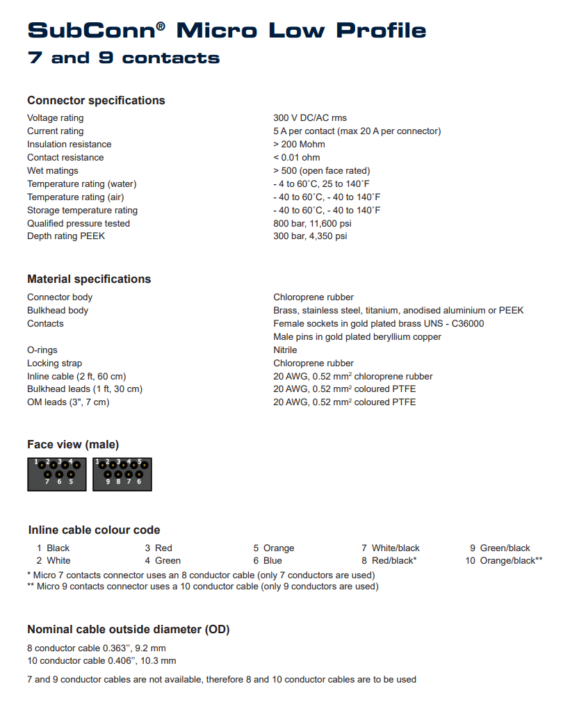 SubConn Micro Low Profile 系列7芯及9芯 爱泽工业 izeindustries.png