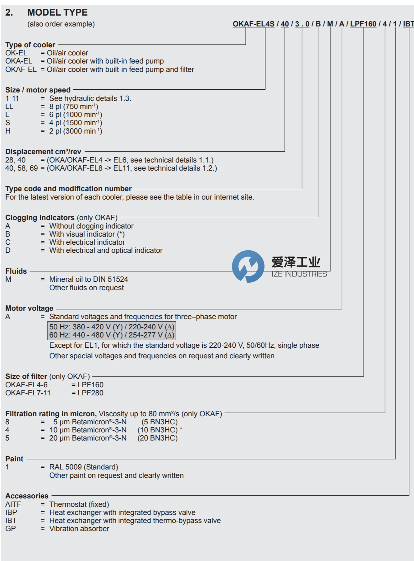 HYDAC冷却器单元OK-EL系列 爱泽工业 izeindustries.png