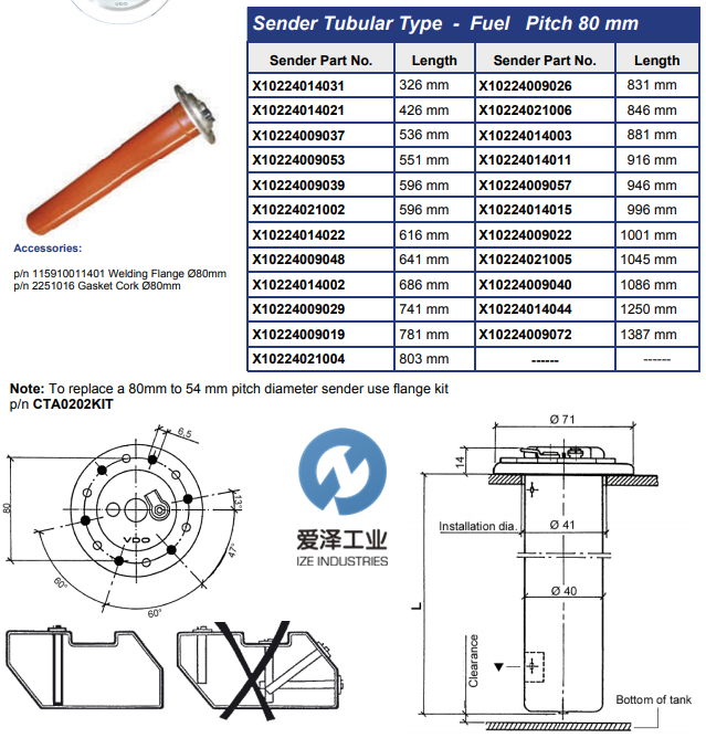 VDO-油位传感器 爱泽工业 izeindustries.png