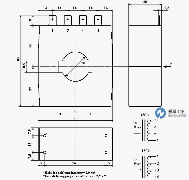 SIRIO变压器TA系列 爱泽工业 izeindustries（1）.jpg