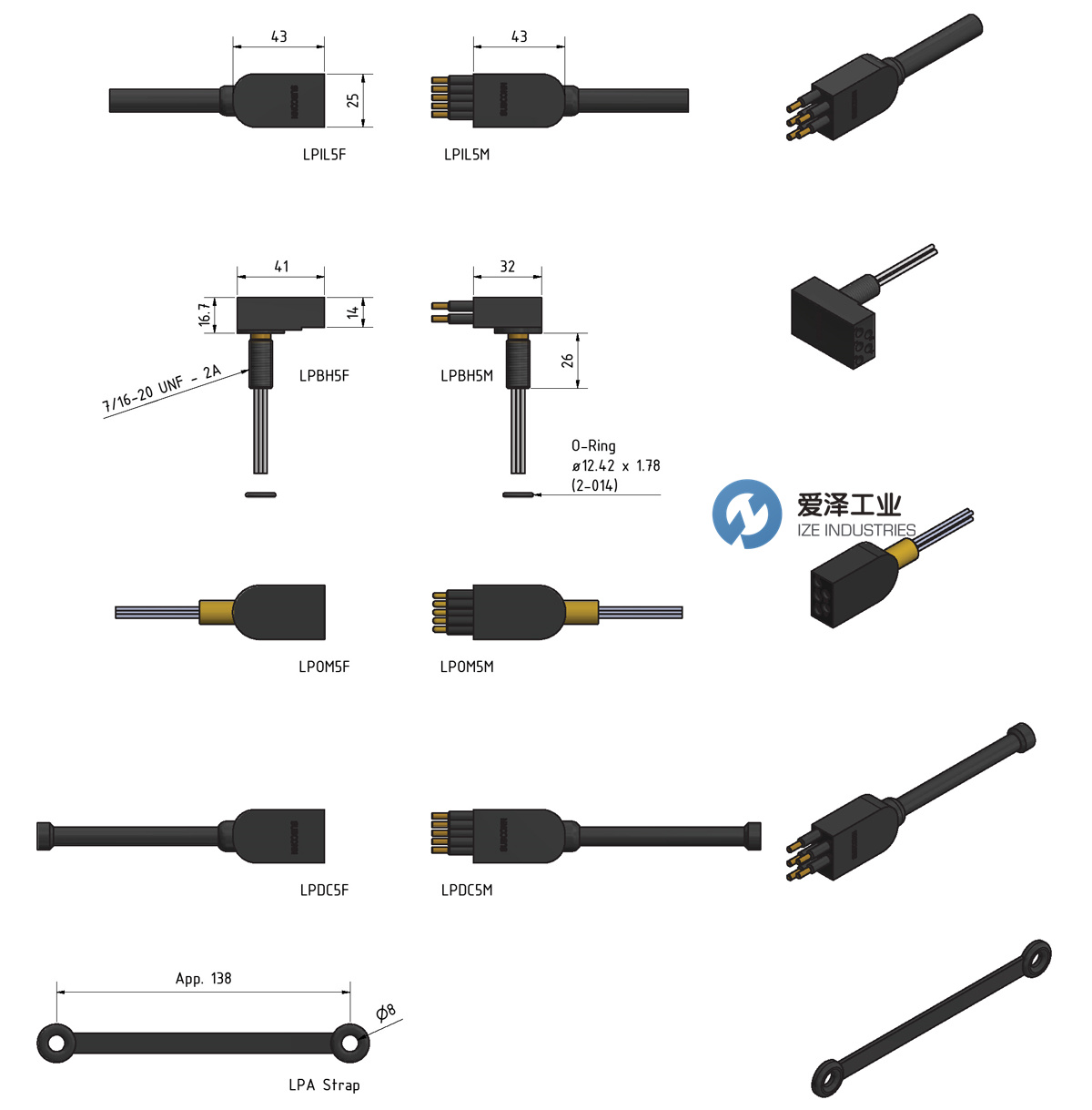 SUBCONN水密连接器LPBH5FSS 爱泽工业 izeindustries.jpg