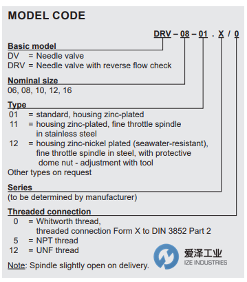 FLUTEC节流阀DRV-16-01.X0 爱泽工业 izeindustries（1）.png