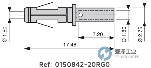 HYPERTAC压接触点0150842-20RG0 爱泽工业 ize-industries.png